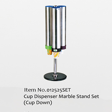 012525SET CUP DISPENSER MARBLE STAND SET 