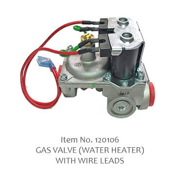 120106 GAS VALVE WITH WIRE LEADS 